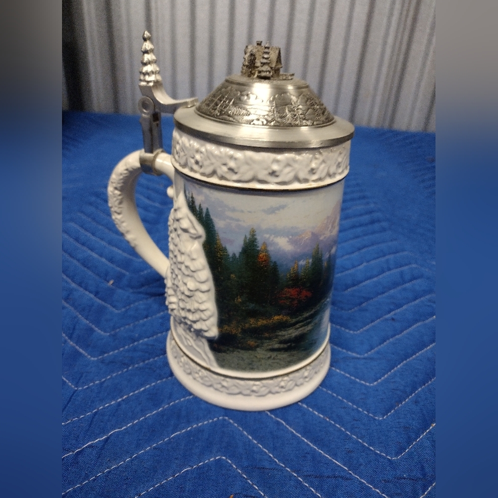 New Thomas Kinkade collectible beer stein